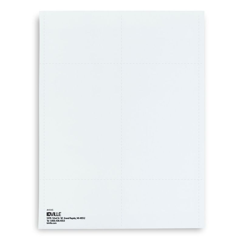 Perforated Id Card Paper