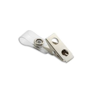 Clear ID Badge Clip - 100 Pack