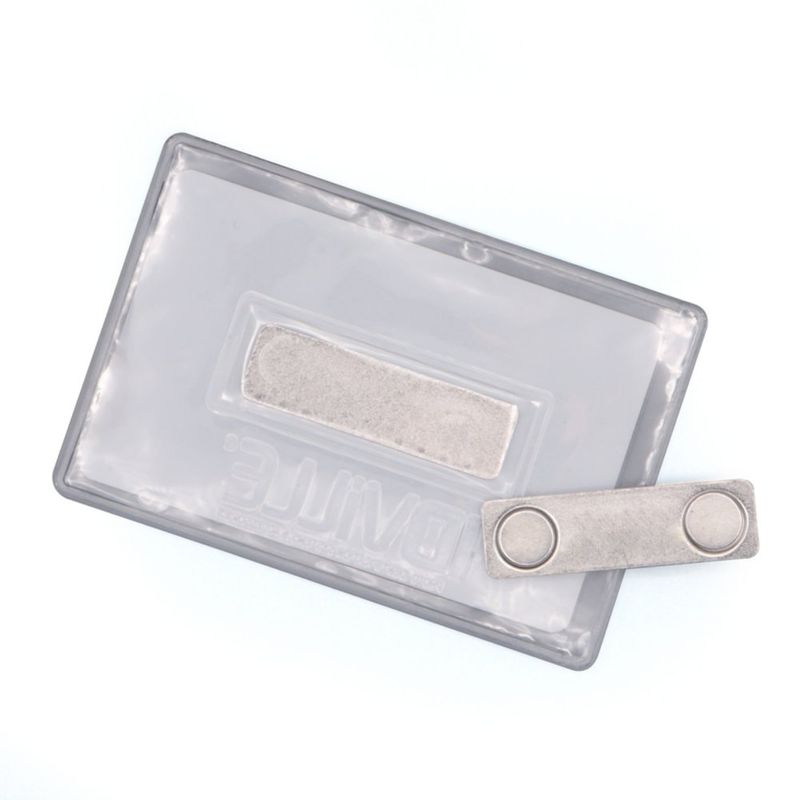 Clear Plastic ID Card Holder