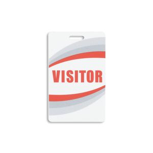 Visitor Preprinted Plastic Card