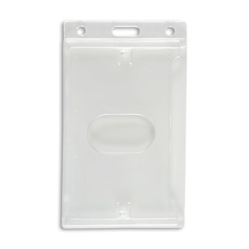 Vertical Hard Plastic Badge Holder IDville