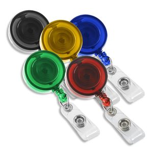 Round Translucent Color Badge Reel Variety - 25 Pack