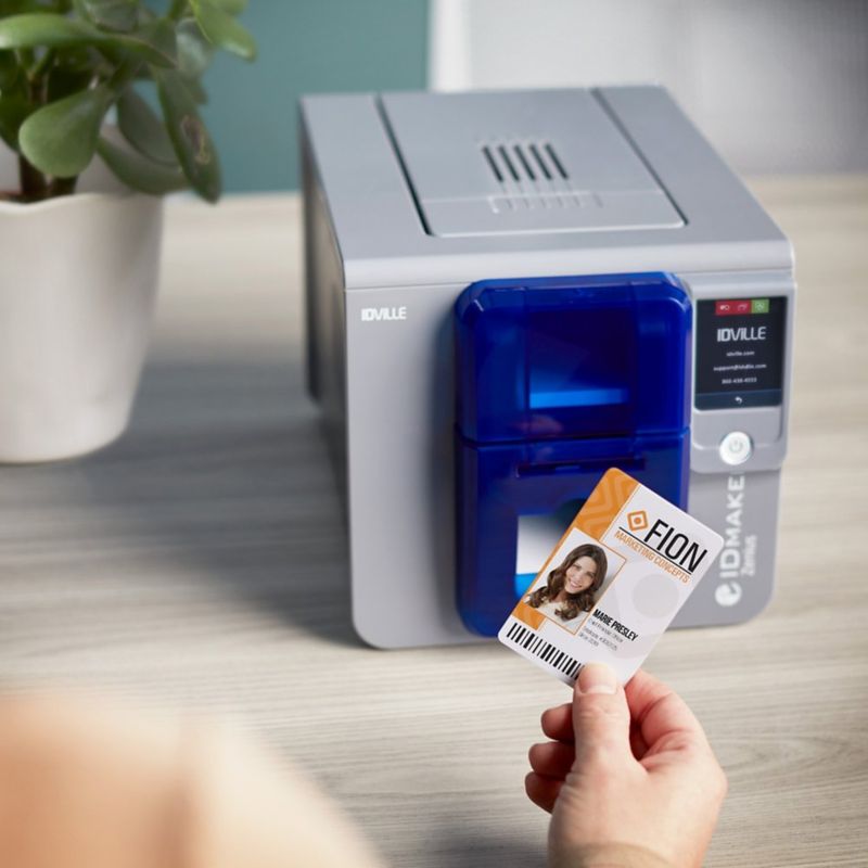 ID Maker Zenius Touch 1-Sided ID Card Printer System - IDville