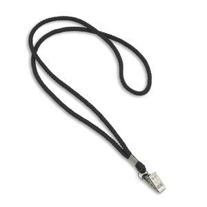 Round Woven Blank Polyester Lanyards - 25 Pack