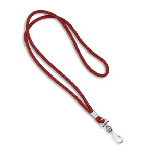 Round Woven Blank Polyester Lanyards