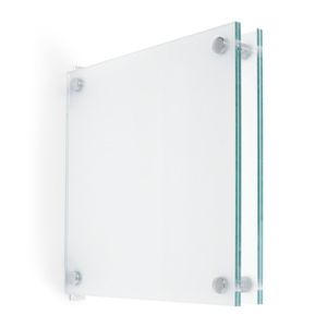 8.5" x 8.5" ClearLook Flag Wall Mount with Standoffs