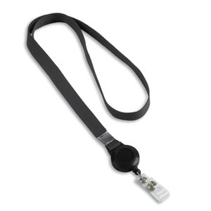 IDville Lanyard with Badge Reel, Blue, 25/Pack (45275BL)