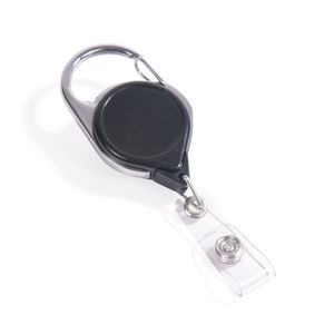 Carabiner Badge Reel with Belt Clip - 25 Pack