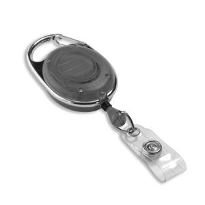 Carabiner Badge Reel w/ LED Light - 25 Pack