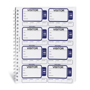 Visitor Pass Standard Login Book