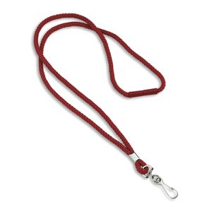 Round Woven Blank Polyester Lanyards with Breakaway