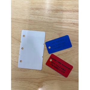 PVC Accountability Tags