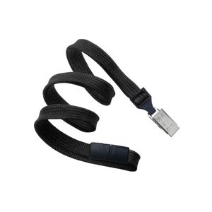Flat Woven Lanyards with Breakaway Release - 25 Pack