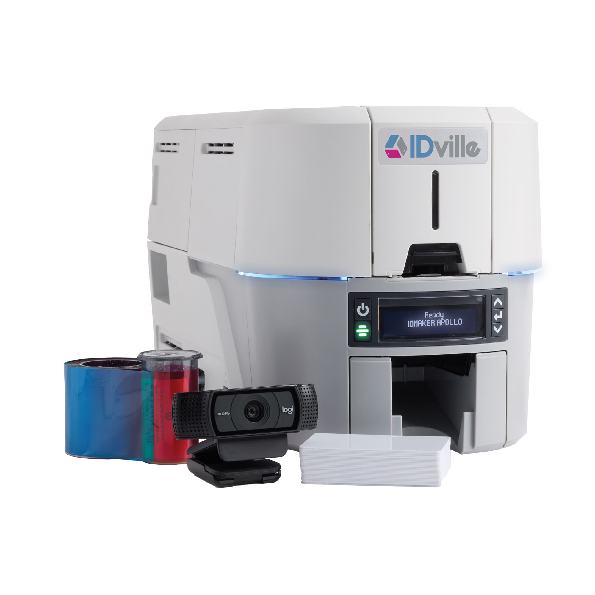 ID Maker Apollo - 1-Sided ID Card Printer - Complete System - IDville