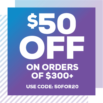 $50 off on orders $300 or more